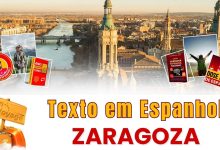 Texto em espanhol com tradução sobre Zaragoza para estudar vocabulário e cultura espanhola